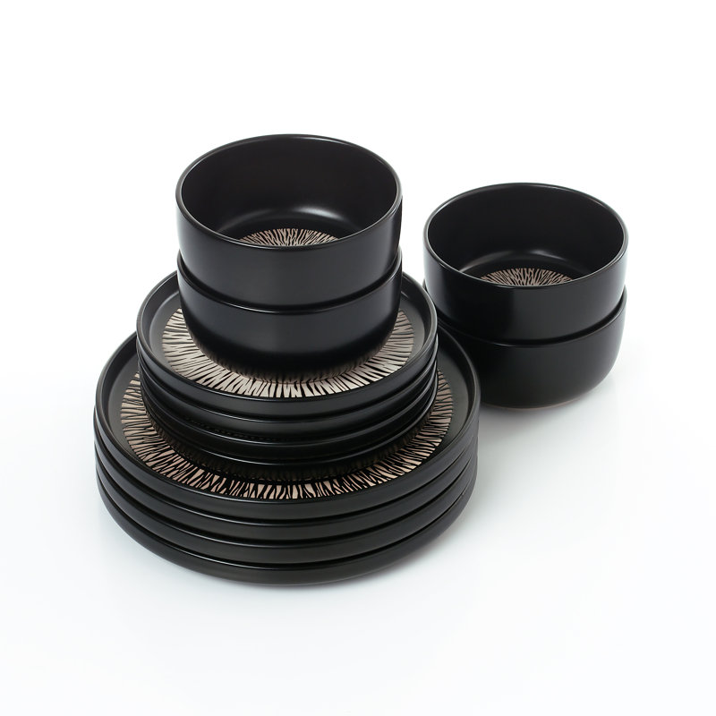 Stoneware Dinnerware - Service for 4