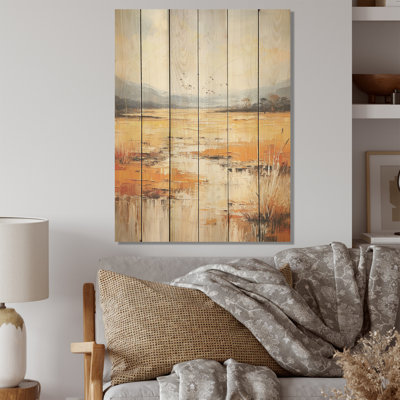 Art infini sur bois de pin naturel