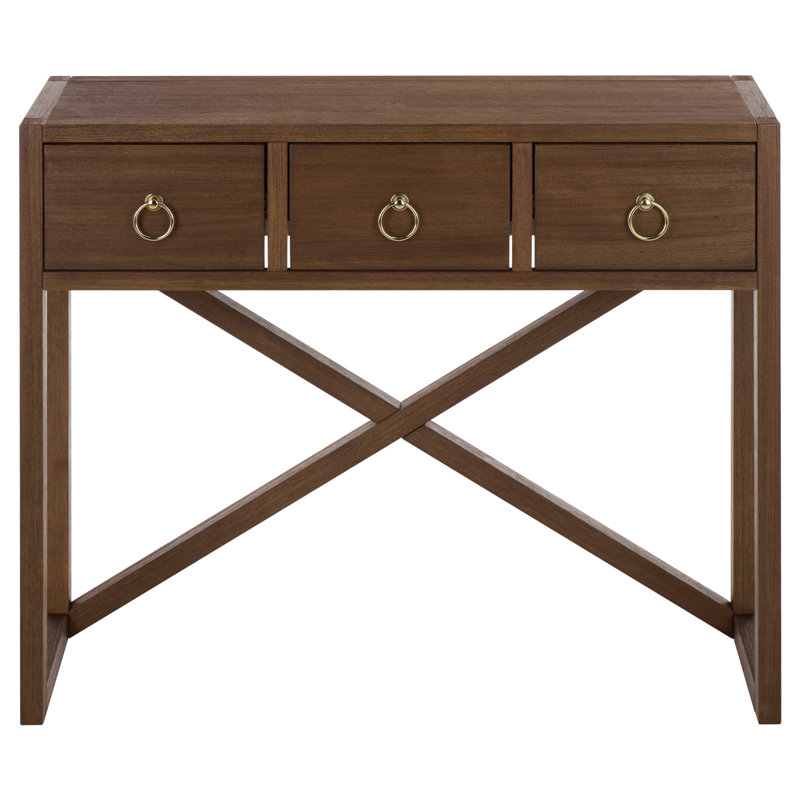 Console 3 tiroirs Sadie, Chocolate