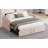 Daybed With Extended Pop Up Trundle,Upholstered Sofa Bed Daybed,Space-Saving Twin To King Design-1982466215