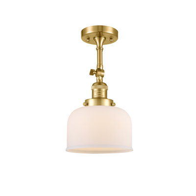 Plafonnier simple semi-encastré 8 lumières Handley