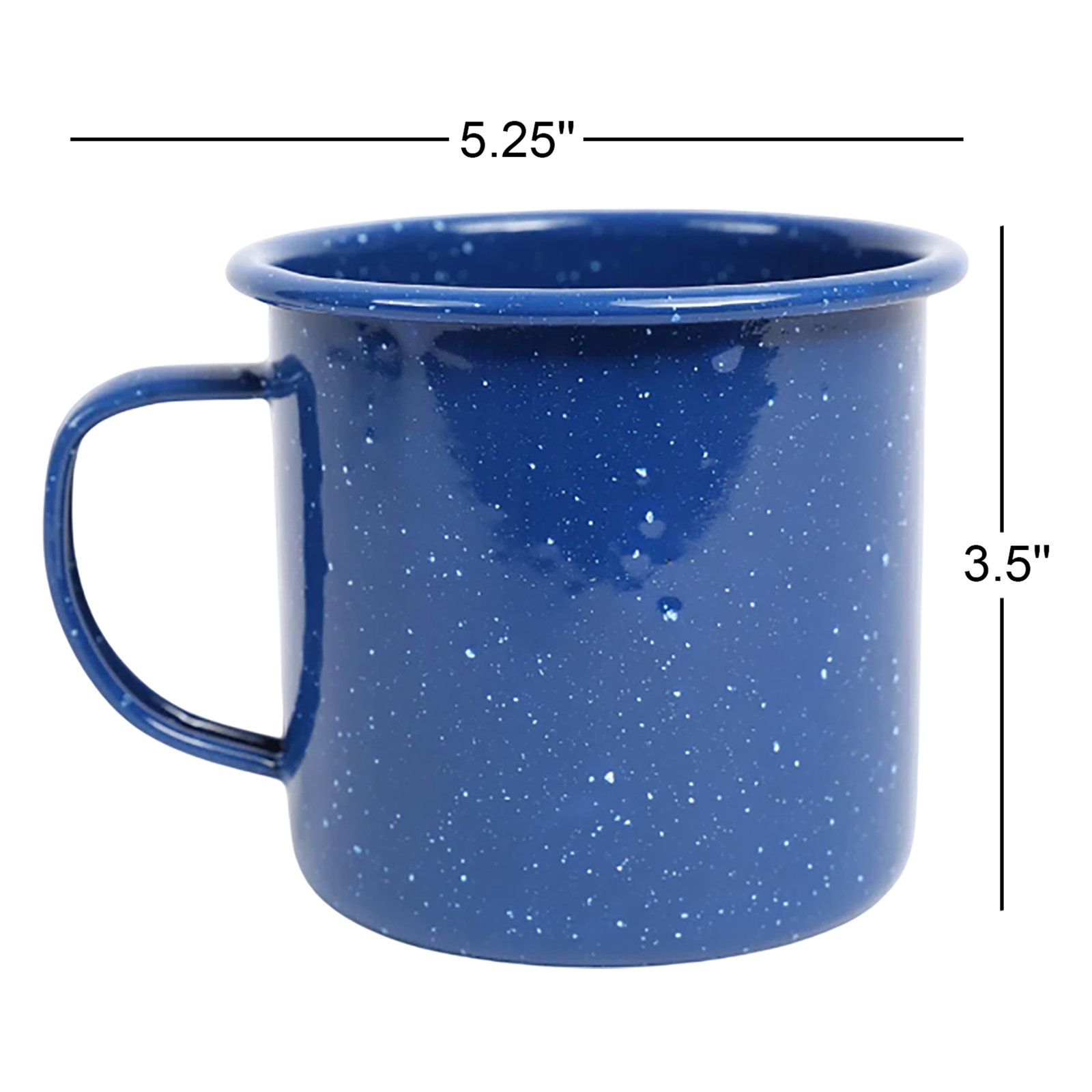 Stinson Enamelware Mug, Blue