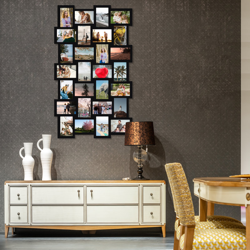 Baldemar Black Solid Wood Picture Frame