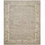 Oushak Oriental Hand-Knotted Wool Blue/Ivory Area Rug-1202300510