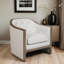 Chaise d'appoint Mercier, gris