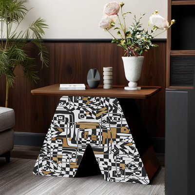 Creative four-drawer wooden accent chest