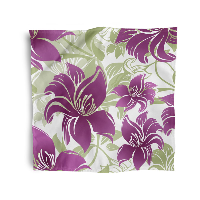 Christianah Tree Mallow Napkins, Purple