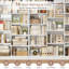 Ensemble de 2 grandes bibliothèques de rangement en bois de 74 po x 59 po x H 74 po-130076533