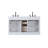 Ahner 60 inch Double Bathroom Vanity-174981253