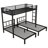 Twin Over Twin & Twin Metal Triple Bunk Bed For 3, Convertible-755643746