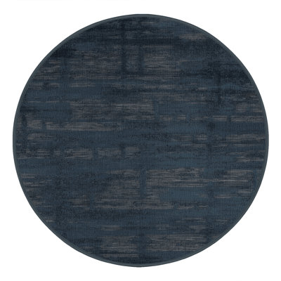 Machine Washable Abstract Grey Area Rug