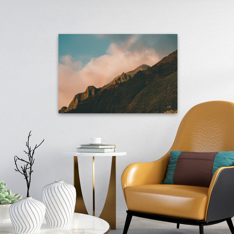 Contemporain et arc-en-ciel sur Hawaï, H 24 po x l 16 po