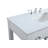 Hudson 42'' Single Bathroom Vanity with Engineered Marble Top-93548971
