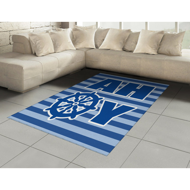 Areli Striped Hand Woven Area Rug, Rectangle 120 x 180cm