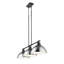 Luminaire suspendu linéaire 3 lumières Laramy-107150106-107150120