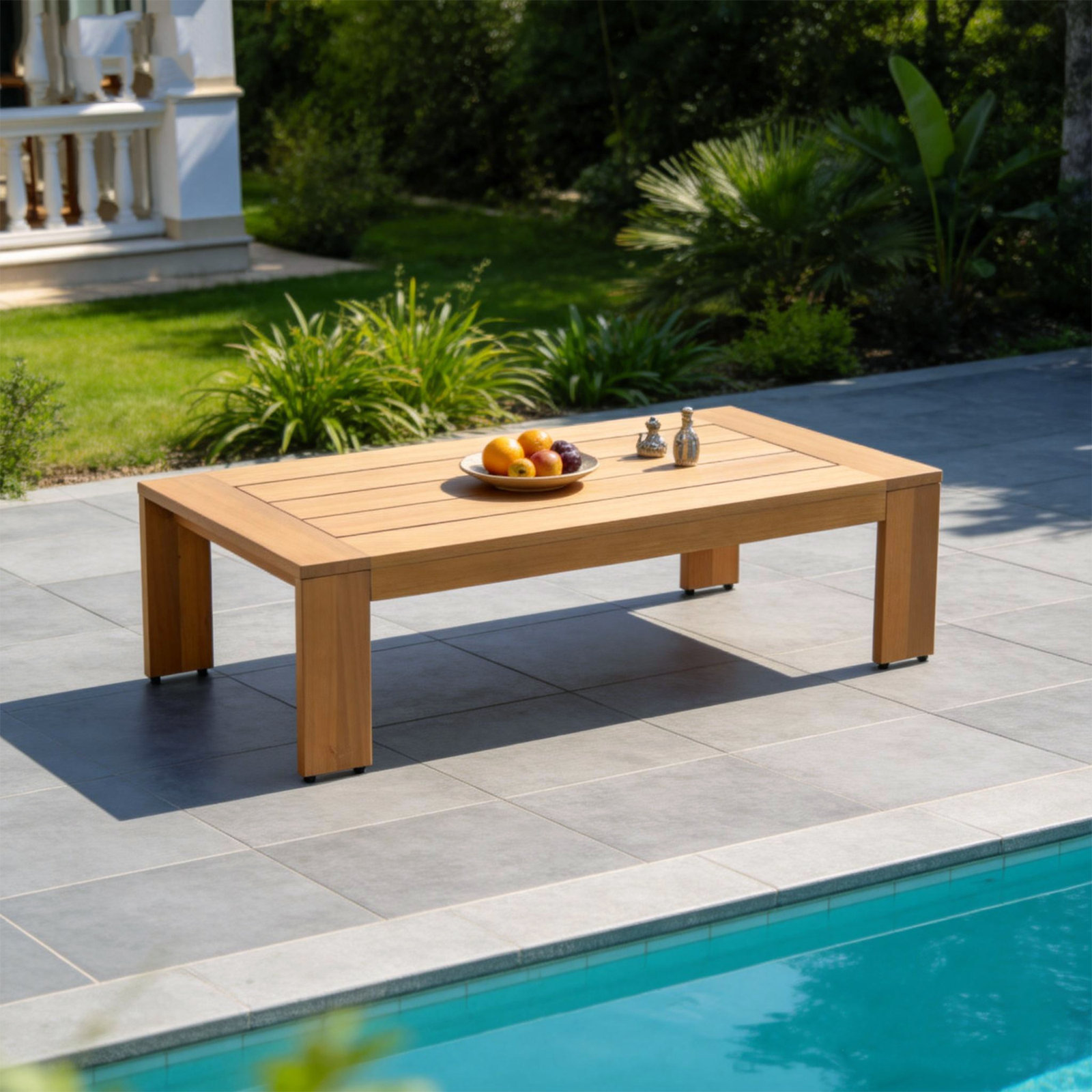  Naylor 48" Eucalyptus Patio Table