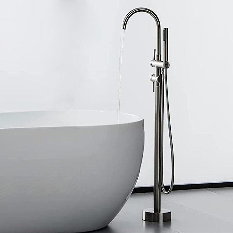 Akaash Floor Clawfoot Tub Faucet Bath Filler