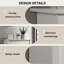 Commode 4 tiroirs avec poignées l 32 "-746991431