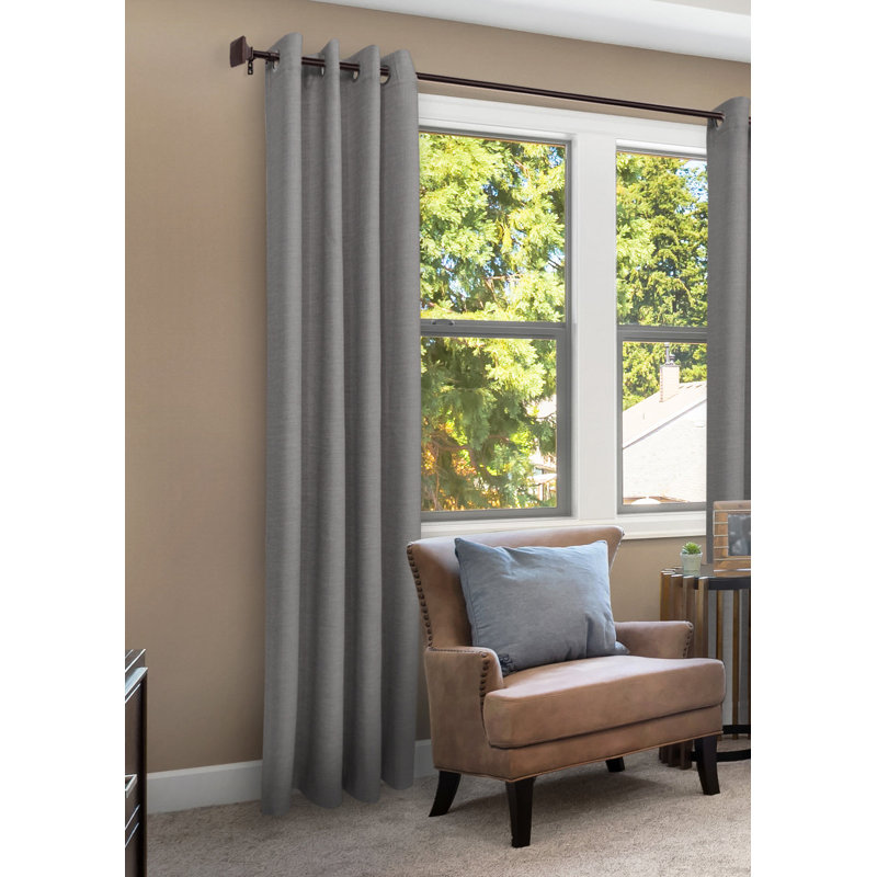 Tringle à rideaux simple ajustable 3/4 po Daiya, 36" - 66"