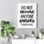 Don't Accuse Falsely Exodus 20:16 - Wrapped Canvas Print-1778737674