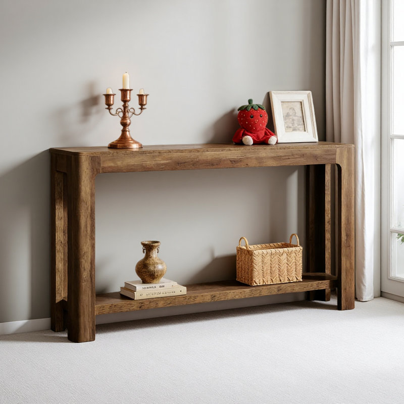 Compact Entrance Table,Natural Style Console Table,Sofa Table