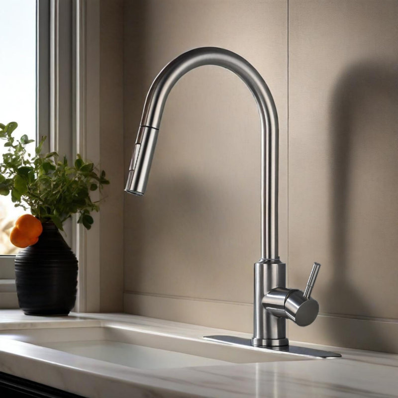 Touch Kitchen Faucet With Pull Down Sprayer