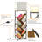 8-Tier Tree Bookshelf With Led Light – Adjustable 3-Mode Lamp For Hardcover Books, Space-Saving Floor Shelf With Foot Pedal Control