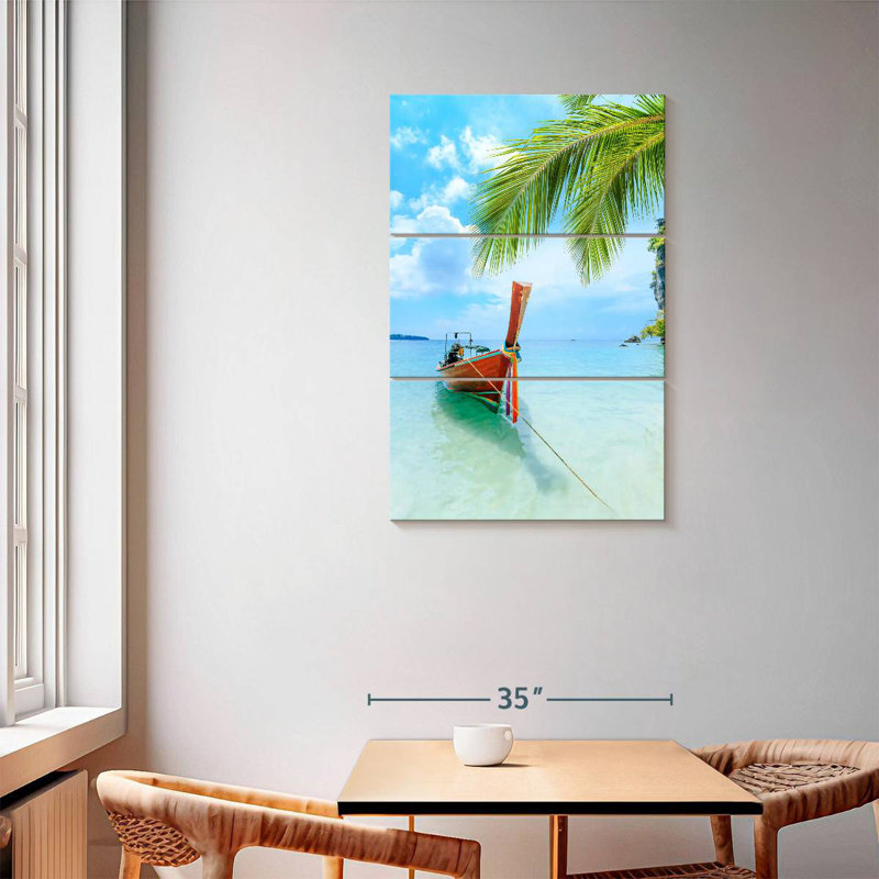 Mehar Long-Tail Boat In Phuket, 57" H x 36" W