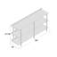 Osha 81 cm H x 152 cm W Steel Etagere Bookcase