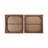 Hand-Painted Block Wall Artwork - Framed Art Print Display In Shadow Box Style - Canvas Art For Home Decor And Wall Paintings - Set Of 2, 94", Black