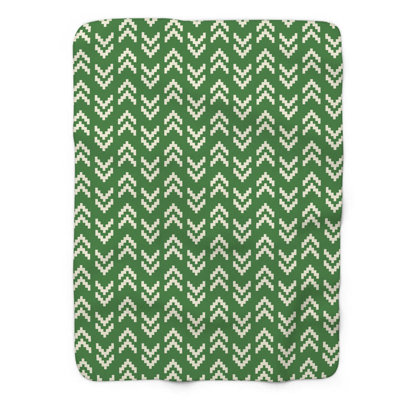 Green Beige - 1 Piece Premium Sherpa Blanket 0025