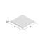 Carreau de porcelaine décoratif 8 "x 8" Enchante