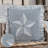 Barn Star Cotton Geometric 18" Throw Pillow
