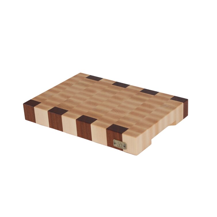 WELLB® Pequeño Wood Cutting Board, Edge grain, walnut, maple, red