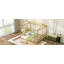 Lit plateforme en métal, grand lit