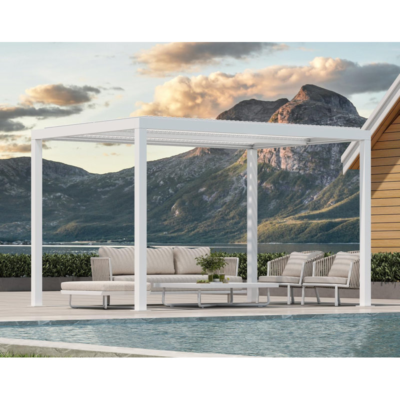 4.2m x 3.3m Aluminum Pergola