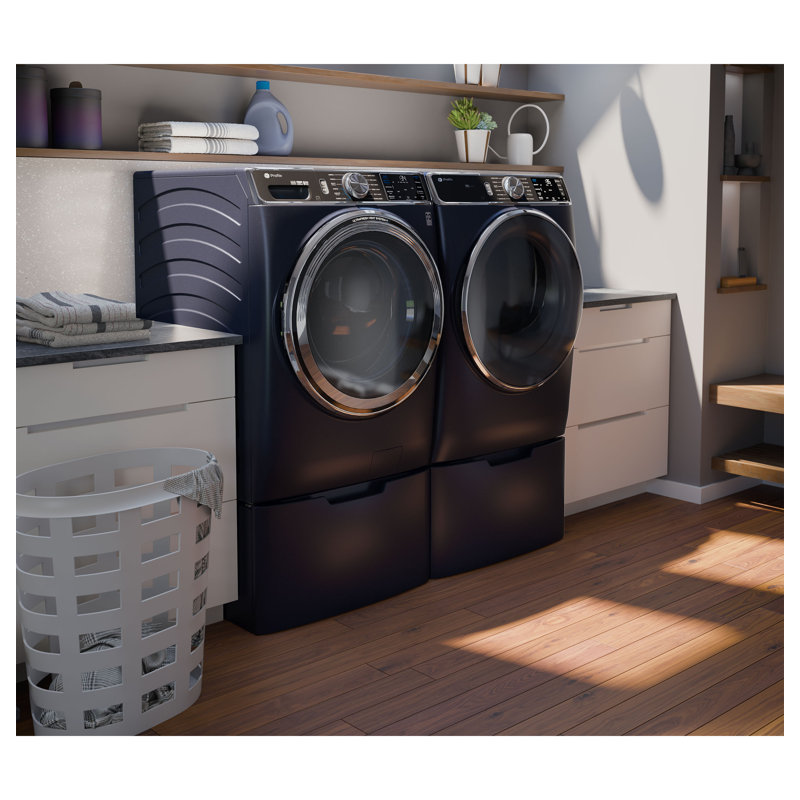 GE Profile 5.3 Cu Ft Capacity Smart Front Load Energy Star Washer With Ultrafresh Vent System+ With Odorblock
