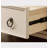 American-style Light Luxury White-Grey Solid Wood Shoe Cabinet