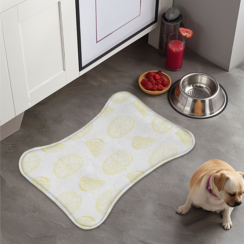 Tapis d'alimentation en forme d'os Citrus Magic - 1 pièce, XL (18 po)