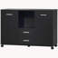 Support pour bureau avec 2 tiroirs et 2 tablettes