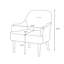 Fauteuil en chenille avec pieds en bois-100145711
