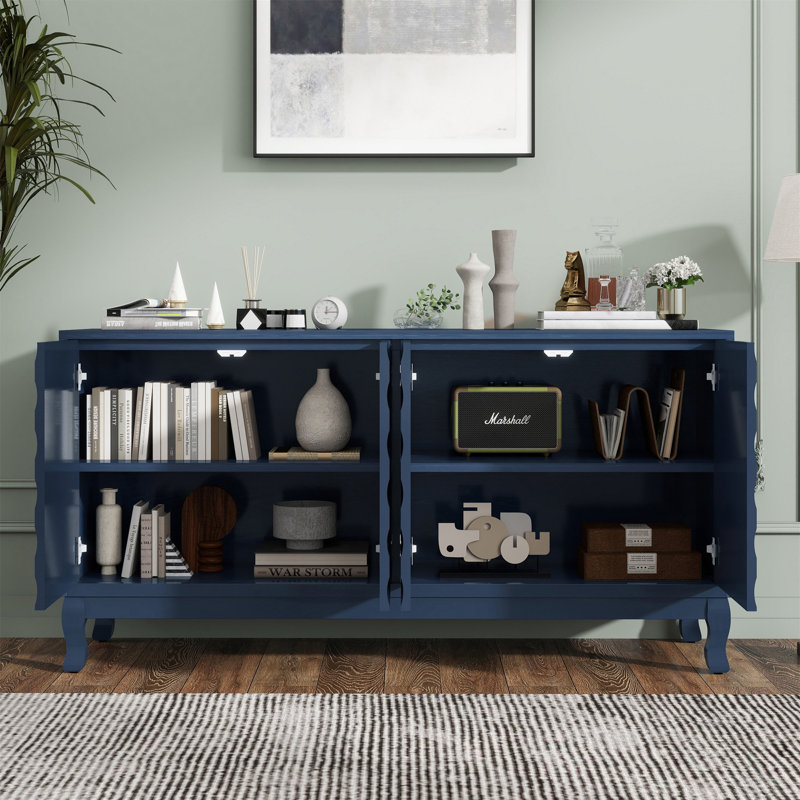Elegant Sideboard, Navy Blue