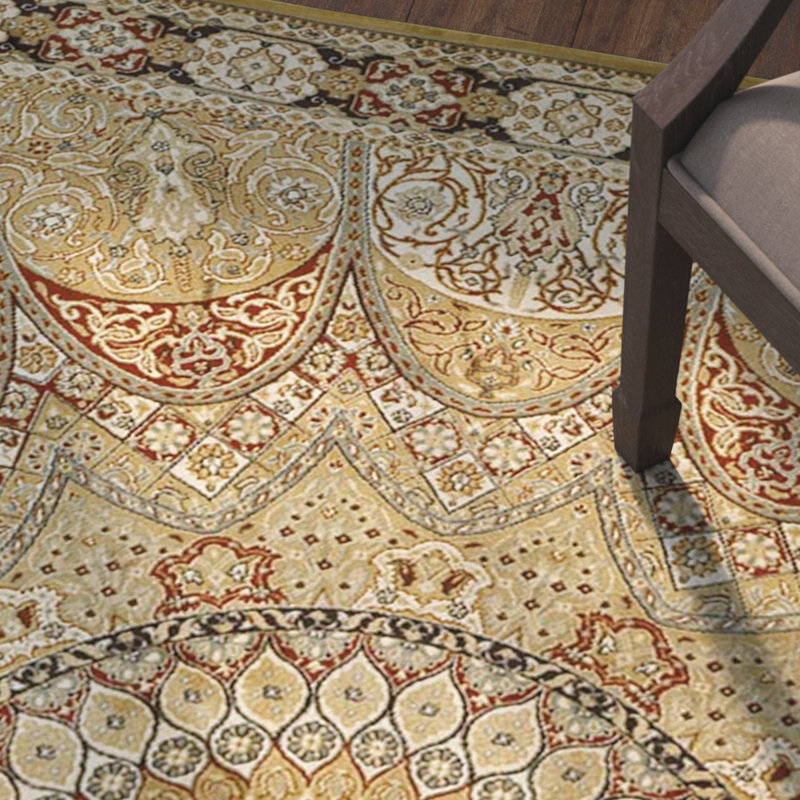 Tapis en viscose Randalholme, Rectangle 5 pi x 7 pi 6 po
