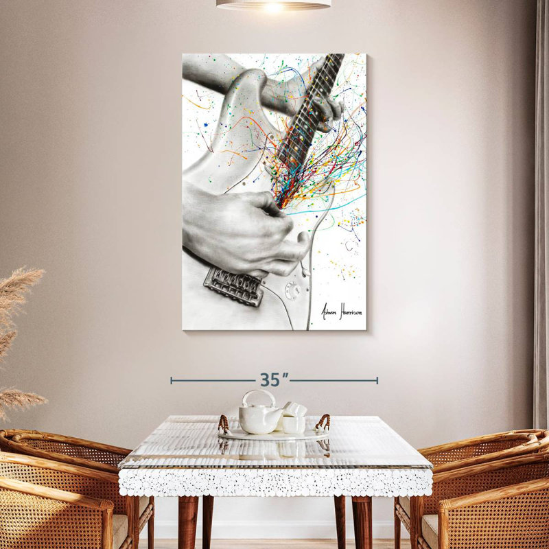 Abarca The Guitar Solo, 48" H x 32" W