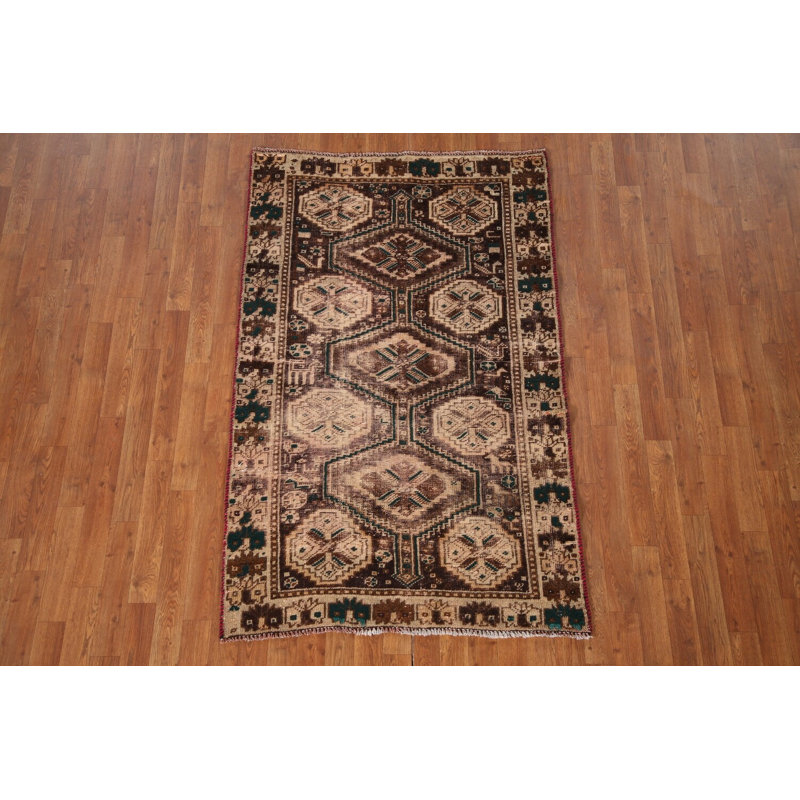 Tapis tribal antique pré-1900 4 x 6