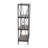 Saratoga Rustic Solid Wood and Metal 4 Shelf Open Storage Bookshelf-66136494