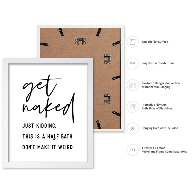 Get Nu N1, Poster, White Framed, H 11 po x l 14 po