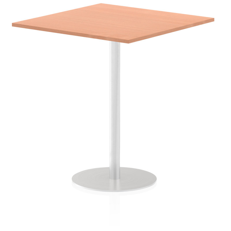Pedestal Coffee Table, 114.5cm H x 100cm W x 100cm D, Beech