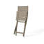 Chaise de salle à manger d'extérieur pliante en bois d'acacia