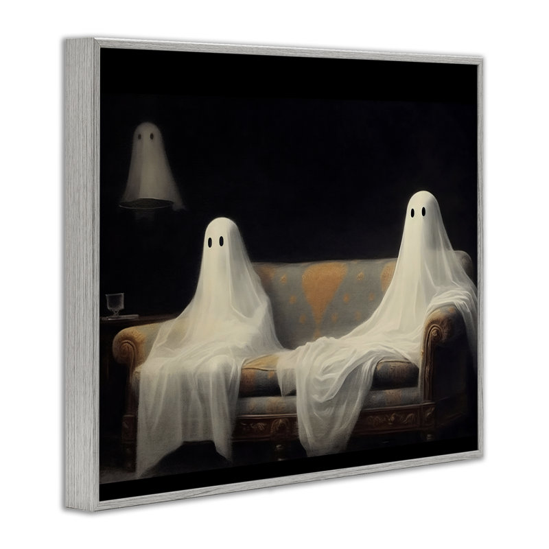 Spooky Couch Ghost, estampe numérique, design par LSR Design Studio, Estampe numérique Farmhouse, H 16 po x l 20 po